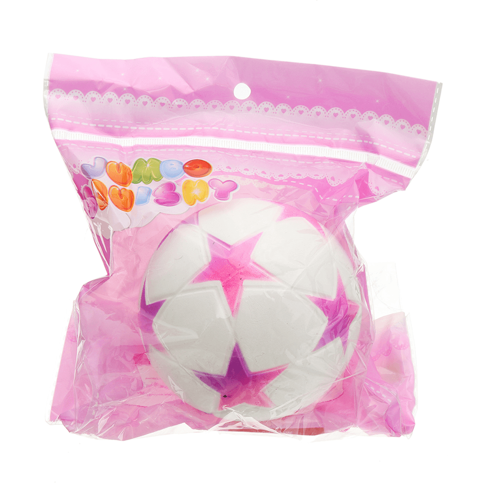 Star Football Squishy 9.5Cm Slow Rising with Packaging Collection Gift Soft Toy