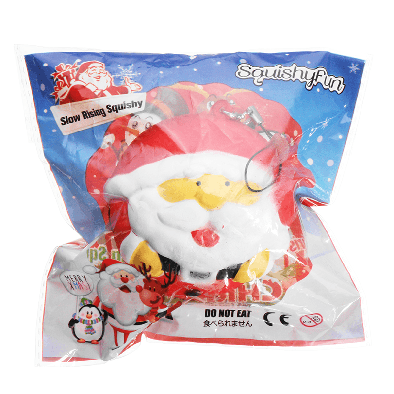 Squishyfun Squishy Schneemann, Weihnachtsmann, Weihnachtsmann, 7 cm, langsam aufsteigend, mit Verpackung, Sammlung, Geschenkdekoration