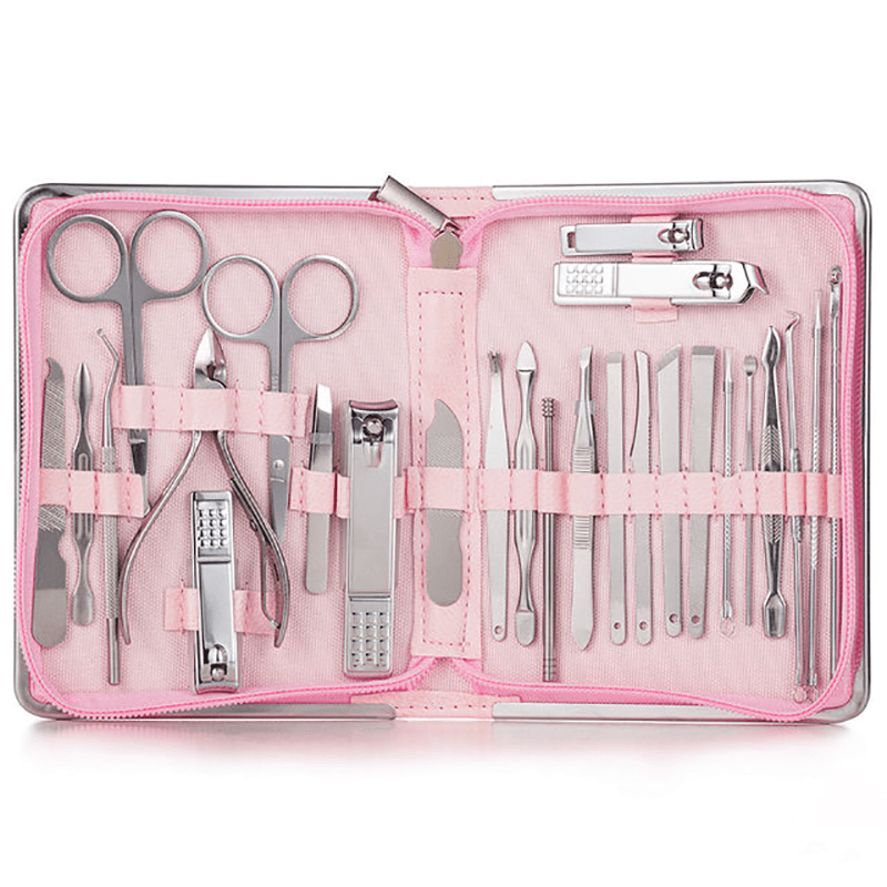 11/26 Pcs Nail Clipper Manicure Set Stainless Steel Nail Cutter Scissor Cuticle Nipper Nail Tools Set