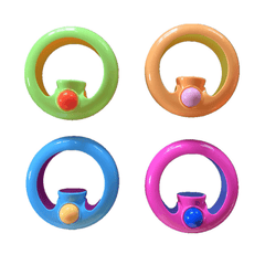 Random Color Creative Intellectual Magic Circle High Speed Turning Bead Circle Decompression Novelties Toy for Kids Gift