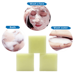 100G Removal Pimple Pore Acne Treatment Sea Salt Soap Cleaner Moisturizing Goat Milk Soap Face Care Wash Basis Soap