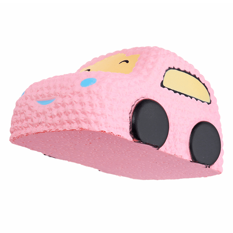 Squishy Car Racer Pink Cake Soft Slow Rising Toy Scented Squeeze Bread