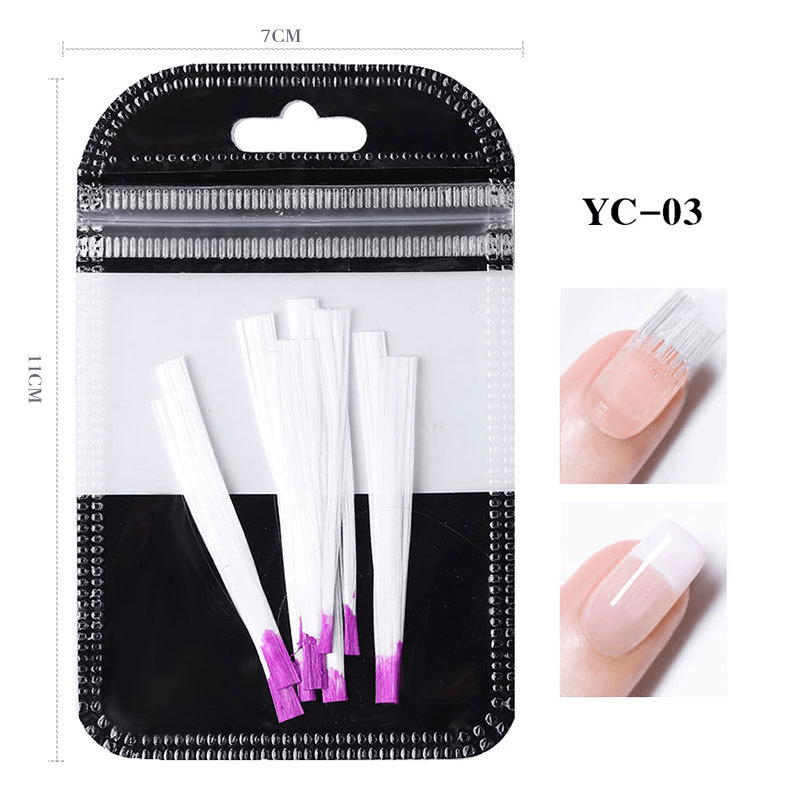 Nail Extension Fibre Paper-Free Tray Rapid Extension Fiberglass Manicure Tools