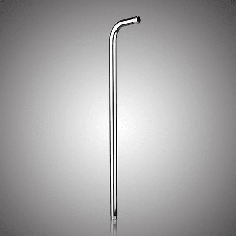 50X10Cm Stainless Steel Silver Shower Head Bracket Wall Mounted Tube Bathroom Accessories