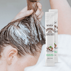 El aceite de argán Sevich nutre el cabello y el coco repara el cabello dañado