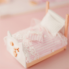 Iie Create DIY Meow Mia Handmade Cottage Assembled Doll House Model P002