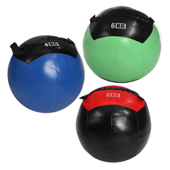 2/4/6 kg gewichteter Fitness-Balance-Ball PU Soft Gym Unelastisches Trainingsgerät