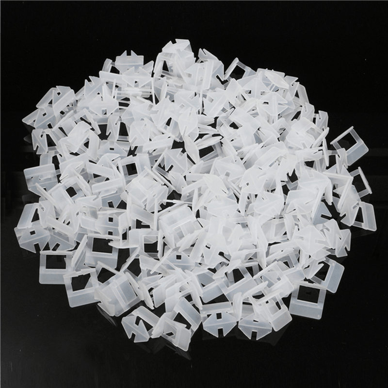 300Pcs Ceramic Tile Tiling Accessibility Spacer Clips/Wedges Plastic