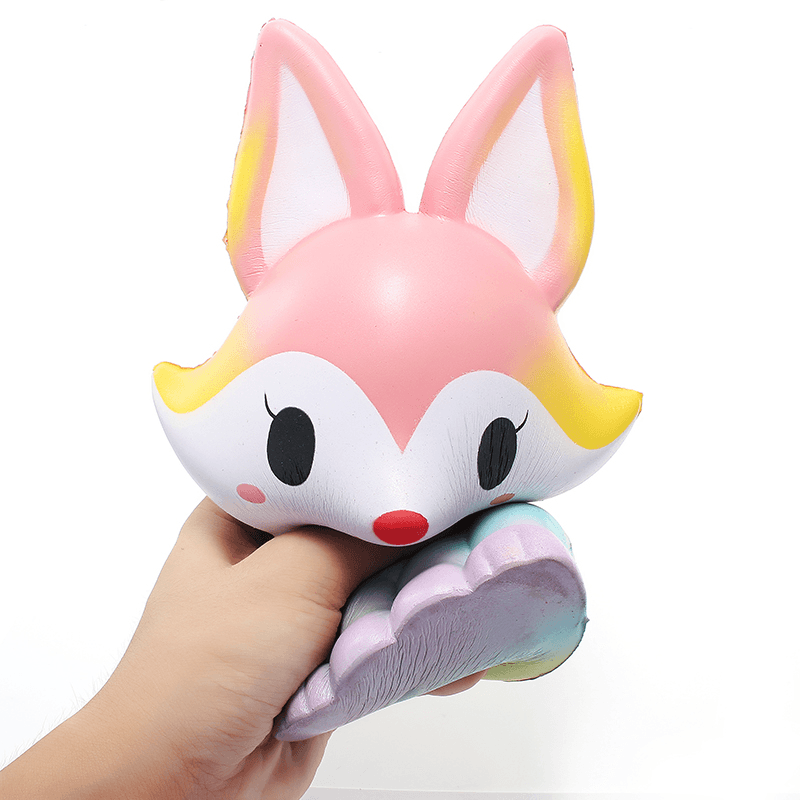 Squishyshop Fox Jumbo 21Cm Squishy Slow Rising with Packaging Collection Gift Decor Toy