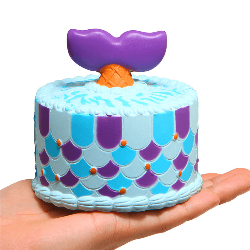 Niedlicher Einhorn-Kuchen-Squishy, ​​11 x 10 cm, super langsam aufsteigender Squeeze-Creme-Duft, Originalverpackung