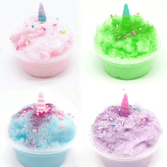 60ML Slime Brushed Mud Unicorn Crystal Clay Decompression Plasticine Toys