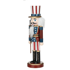 2020 Christmas Decorations Nutcracker Puppet Creative Wooden Handicraft Ornaments Cartoon Children Christmas Gift