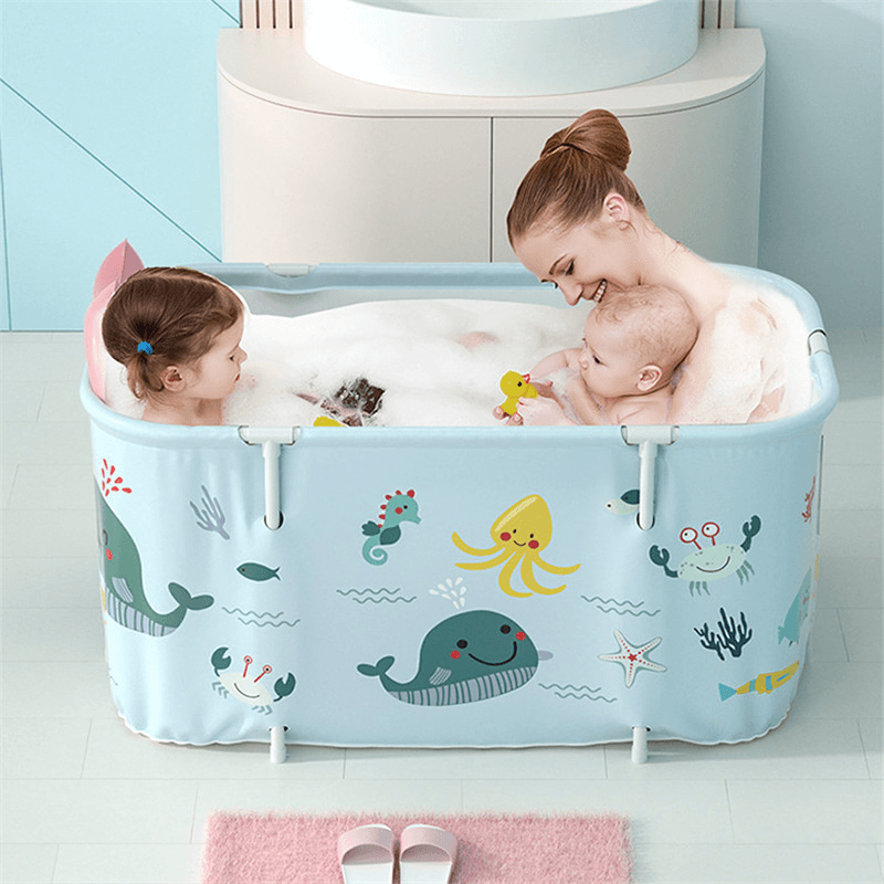 Bathtub Portable Folding Insulation for Adult Children Swimming Pool Large Plastic Bath Bucket