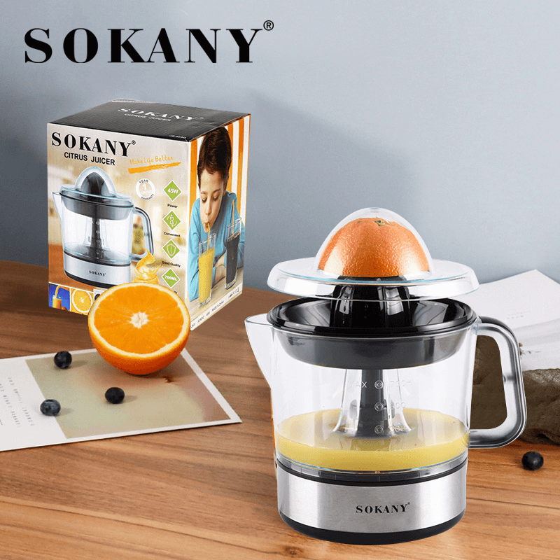 SOKANY 623D Electric Juicer Portable Fine Taste Non-Slip 45W 700ML