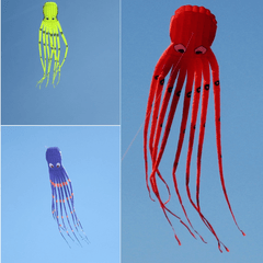 35 Zoll Octopus Kite Outdoor-Sportspielzeug für Kinder, einzeiliges Fallschirmspielzeug