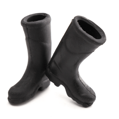 1:12 Black Mini Rain Boot Dollhouse Miniature Furniture Accessories for Dollhouse