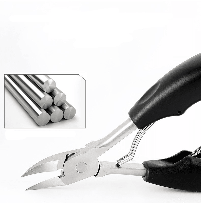 4Pcs Nail File Buffer Cuticle Remover Dead Skin Fork Pusher Cleaning Care