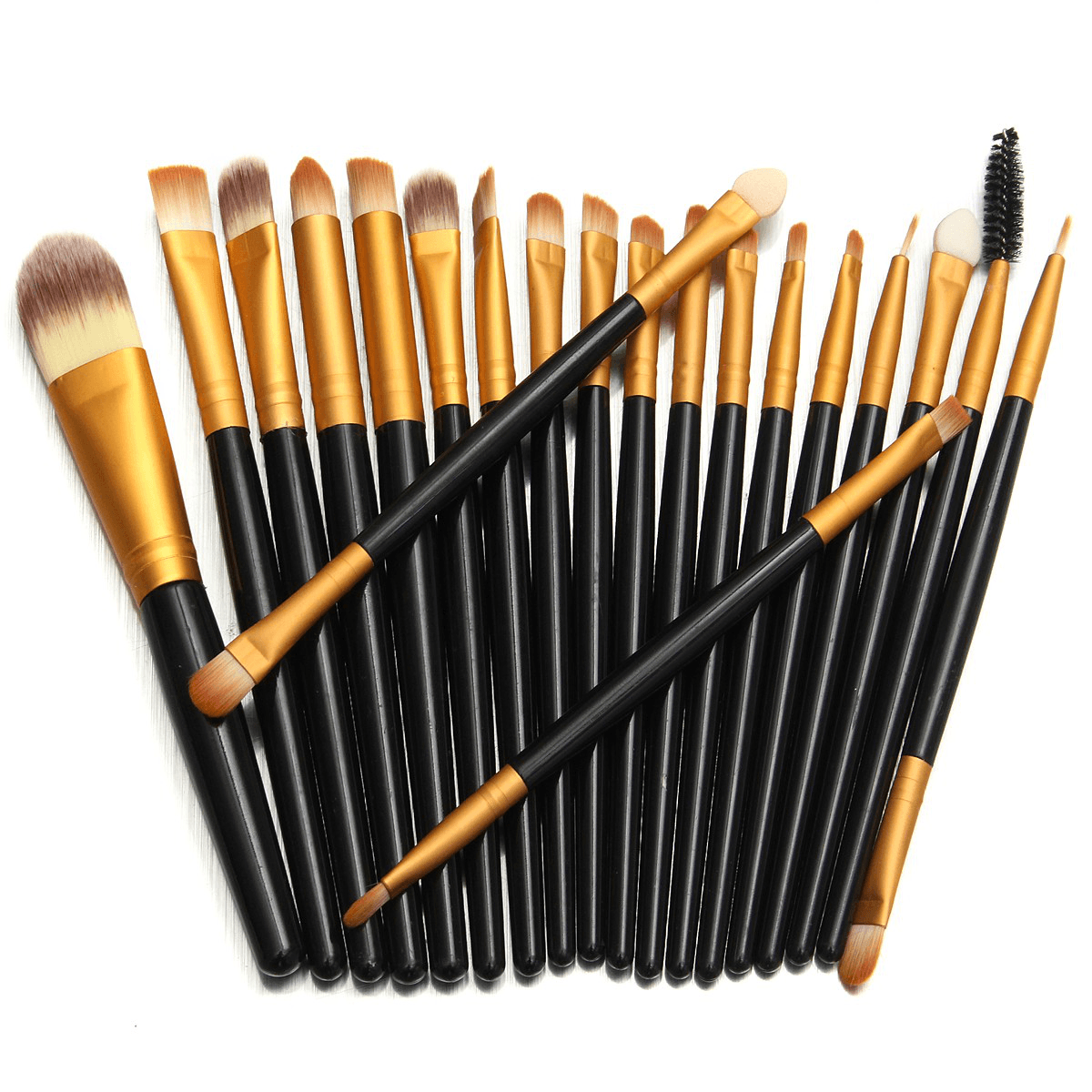 20Pcs Makeup Brushes Set Kit Blush Foundation Liquid Eyeshadow Eyeliner Comestic Powder