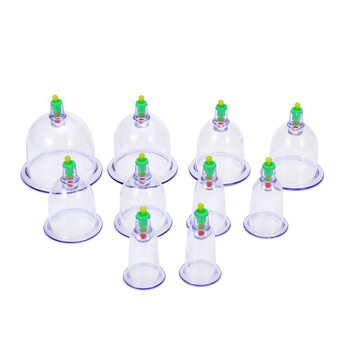 10Pcs Cup Vacuum Cupping Massager Set Stimulates Whole Body Relaxation Tools