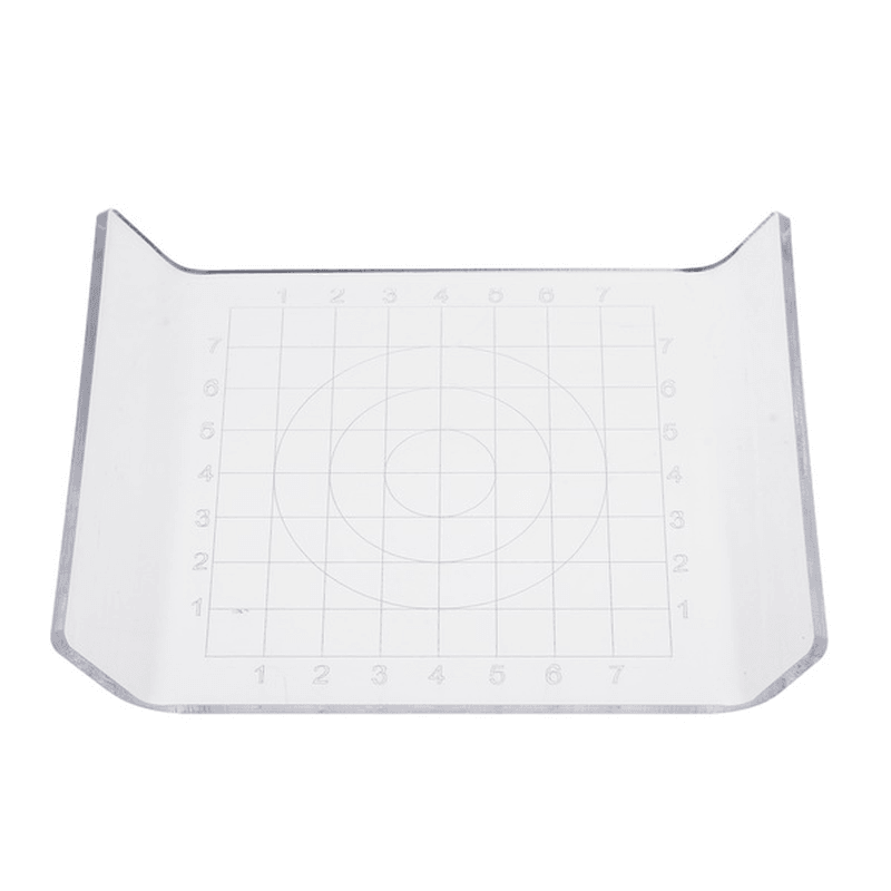 Clay U-Shaped Press Plate DIY Clay Tools Ultralight Clay Mud Plate Scale round Square