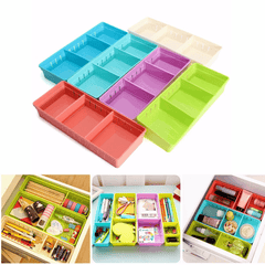 Adjustable Makeup Storage Box Drawer Home Kitchen Office Supplie Pencil Jewelry Organizer