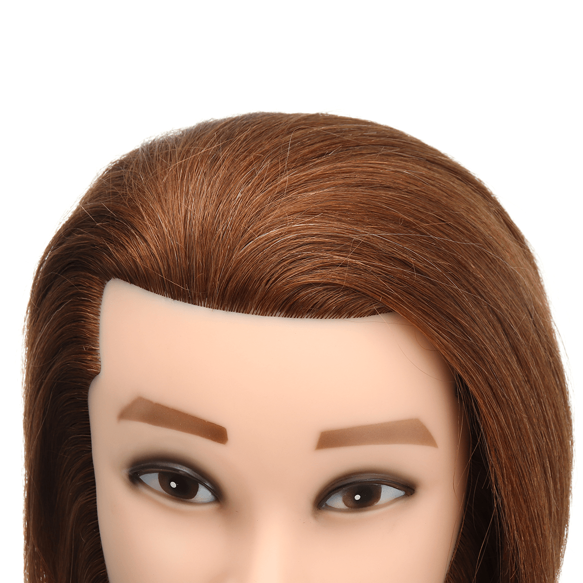 Cosmetology Mannequin Head with Hair for Braiding Cornrow Practice Head Training Mannequin Dummy Heads