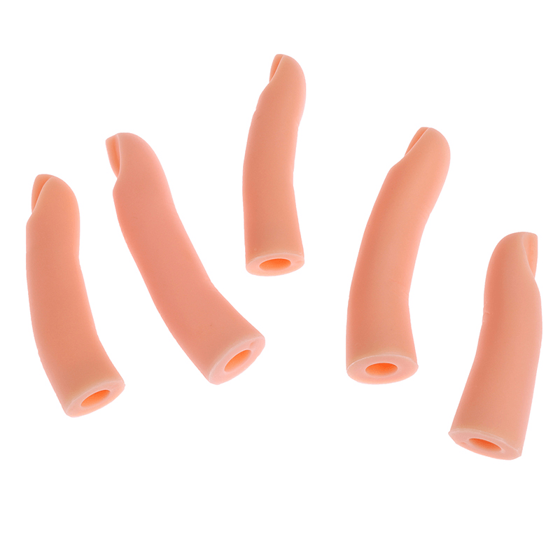 5Pcs Nail Art Trainer Practice Training Finger Model for Acrylic Gel Manicure Salon Tools