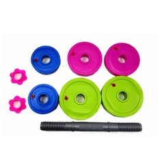 9Pcs/Set Children Barbell Dumbbell Arm Muscle Bodybuilding Exercise Equipment for Kids Gym Home