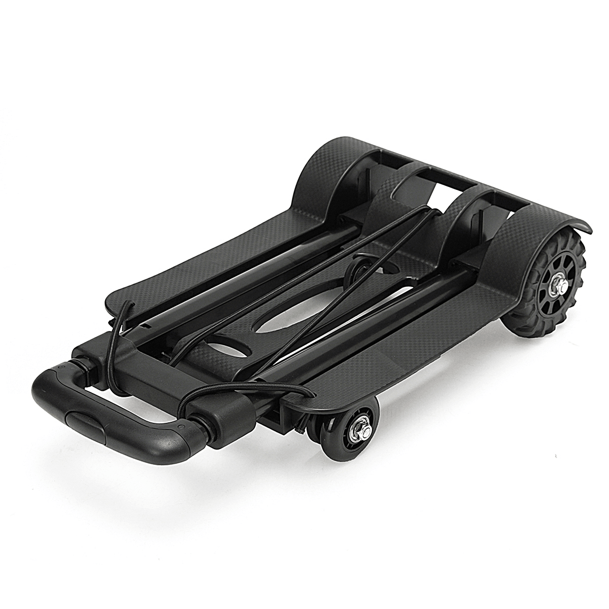 75KG Four-Wheel Heavy Duty Light Folding Foldable Hand Sack Truck Barrow Luggage Tool Cart Trolley