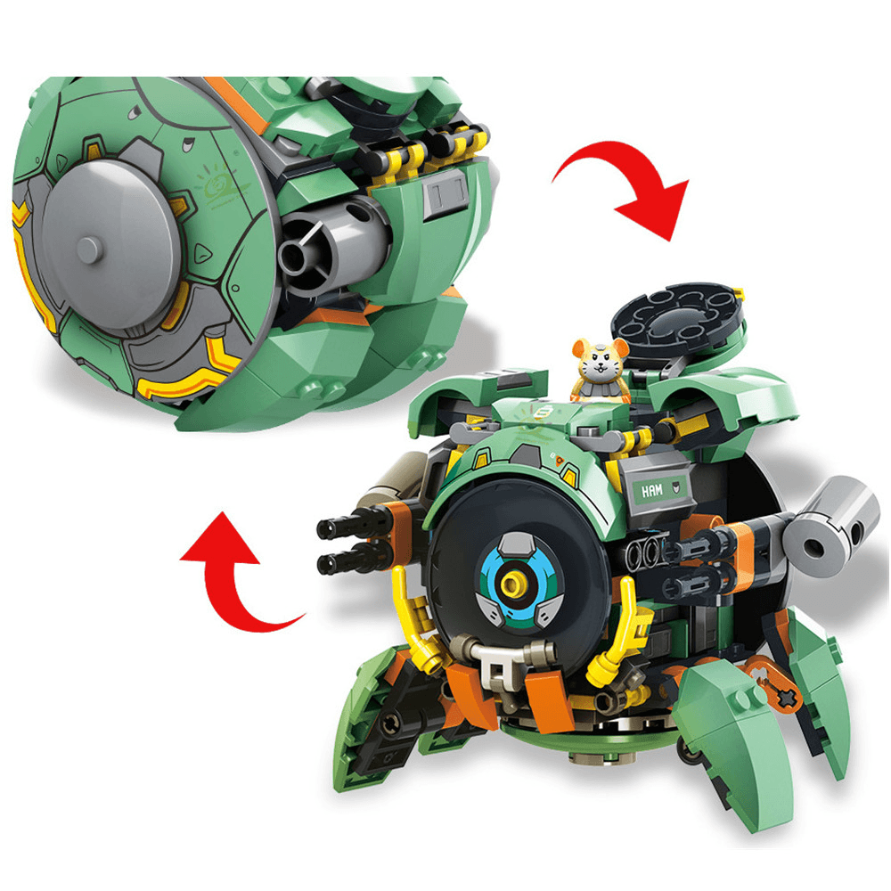 228Pcs Wrecking Ball Game Building Blocks Robot Animal Figures Bricks Toys Children