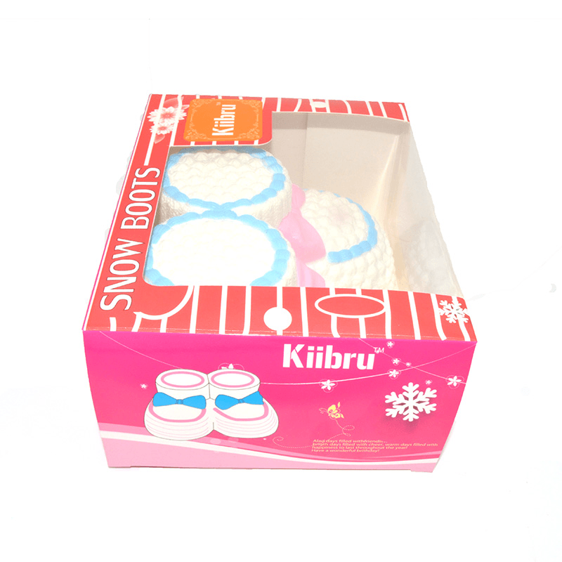 Kiibru Squishy Jumbo Christmas Snow Boots 16Cm Licensed Slow Rising Original Packaging Collection Gift Toy