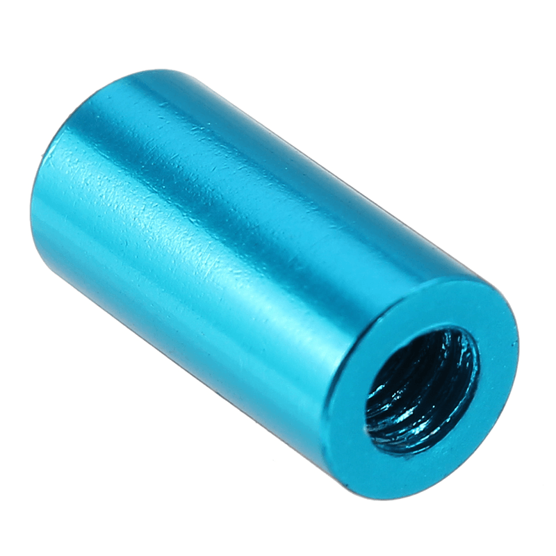 Suleve™ M3AR7 M3 Abstandsbolzen aus Aluminiumlegierung, 10–35 mm, blaue runde Abstandshalter für Leiterplatten, 10 Stück