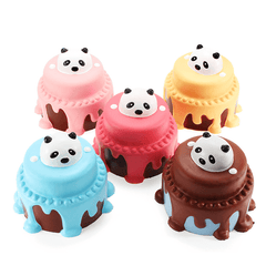 Squishy Panda Cake 12Cm Slow Rising with Packaging Collection Gift Decor Soft Squeeze Toy