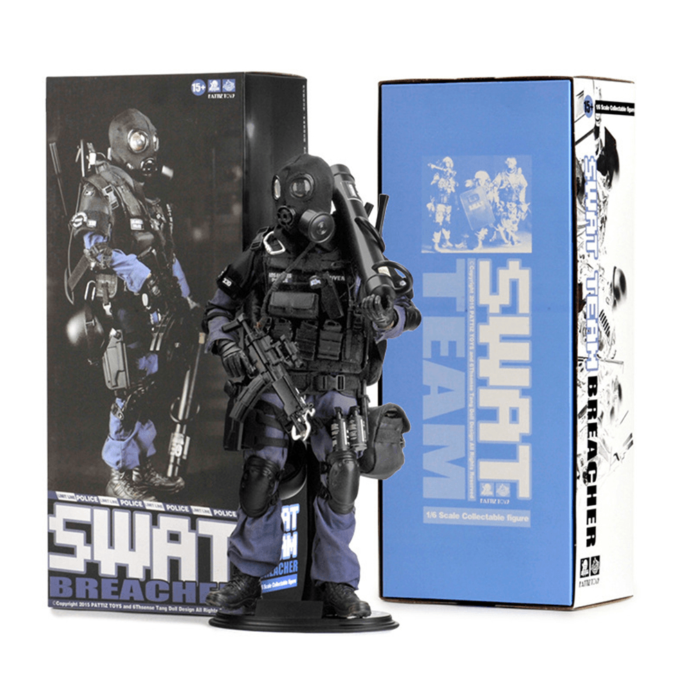 KADHOBBY SWAT Breaker im Maßstab 1:6, bewaffnete Polizei, Polizistenkorps, Militärarmee, Soldat, Modellspielzeug, 30,5 cm (12 Zoll) Komplettset, Actionfigur