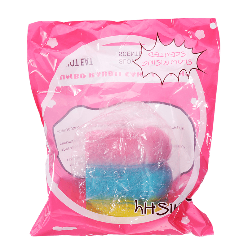 Yunxin Squishy Rainbow Toast Loaf Bread 10Cm Slow Rising with Packaging Collection Gift Decor Toy