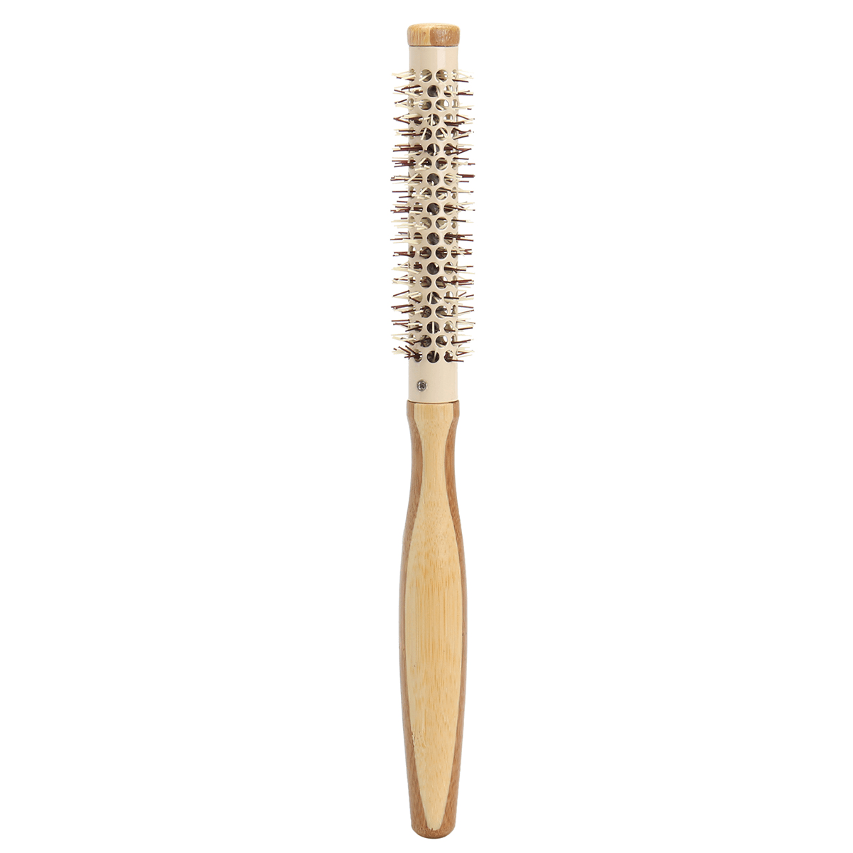 7 Pro round Brush Curly Hair Roller Brush Natural Wood Hairbrush Comb Salon Tools