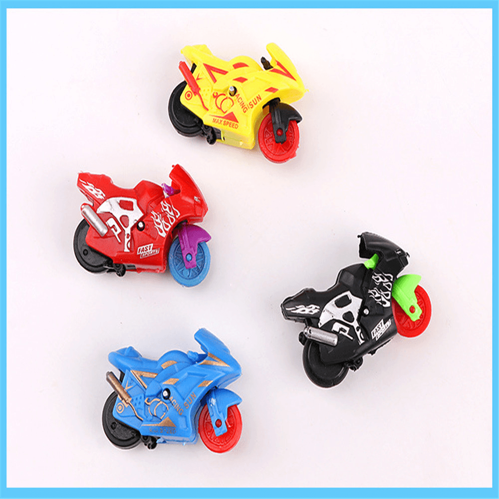 Simulation Pull Back Motorcycle Cool Inertia Motorcycle Trolley Kids Gift Toys