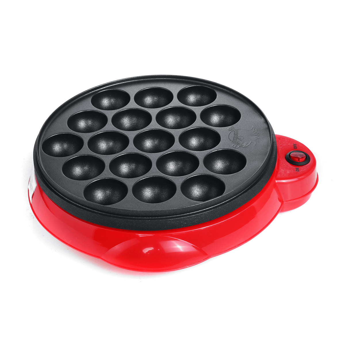 18 Holes Electric Octopus Ball Grill Takoyaki Baking Mould Machine Mini Electric Chibi Maruko Grill Pan