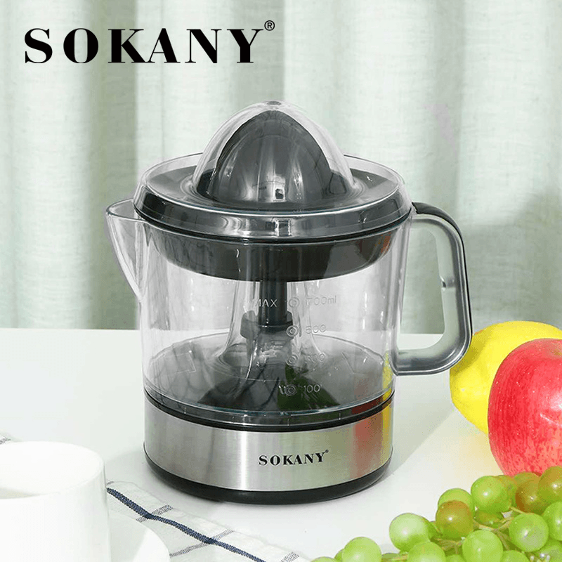 SOKANY 623D Electric Juicer Portable Fine Taste Non-Slip 45W 700ML