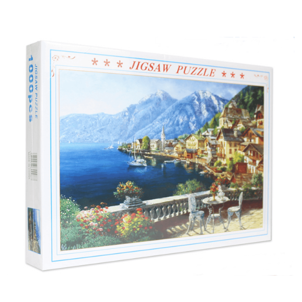 1000 Teile Papierpuzzle Landschaftsarchitektur Serie Kinder Erwachsene Bildung Freizeit Puzzle Spielzeug