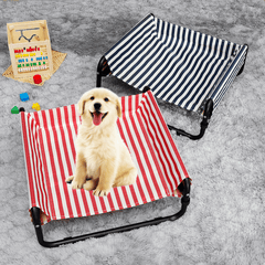 Cama elevada para mascotas para perros, plegable, portátil, impermeable, para exteriores, cesta para acampar elevada