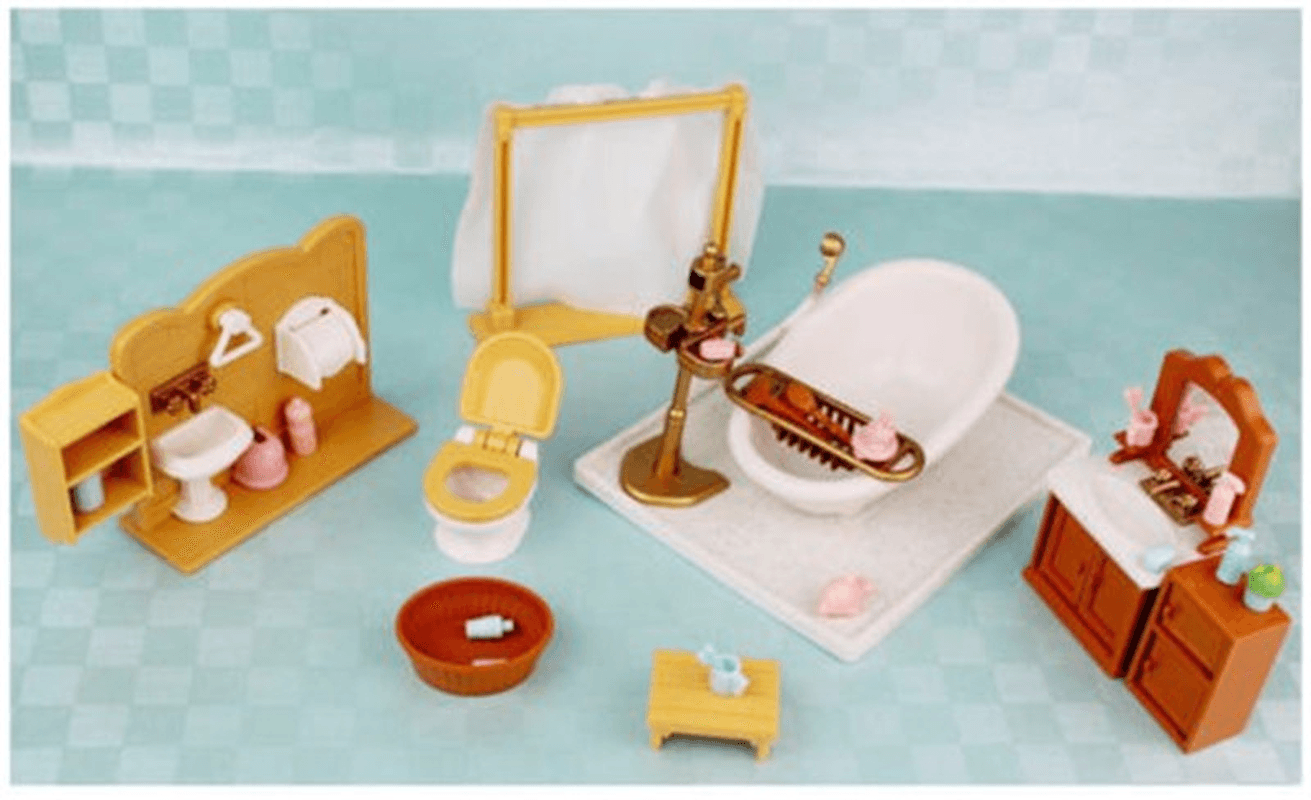 1:12 Simulation Bathroom Play House Props Dollhouse Creative DIY Material