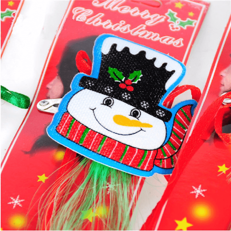 Cute Santa Christmas Xmas Hair Clip Party Accessories Decoration 4 Styles