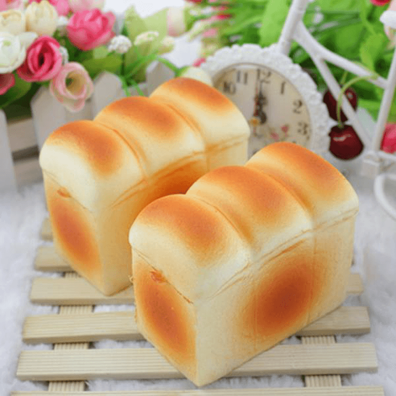 9.3CM Squishy Simulation Toast Squishy Fun Toys Decoration