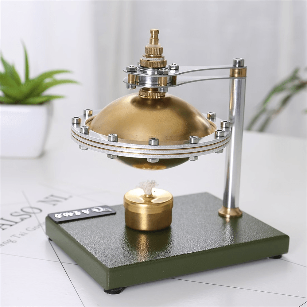 Montage UFO Spin Suspension Steam Stirling Engine mit Kupferkessel Lernspielzeug