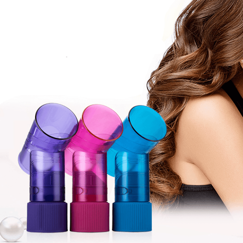 4 Colors Wind Spin Curl Hair Dryer Curl Diffuser Magic Tube Styling Hair Tools