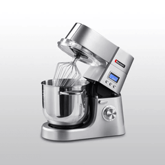 Hauswirt HM770 Standmixer, 1200 W, intelligente Steuerung, LCD-Display mit Knethaken, Schneebesen, Rührbesen