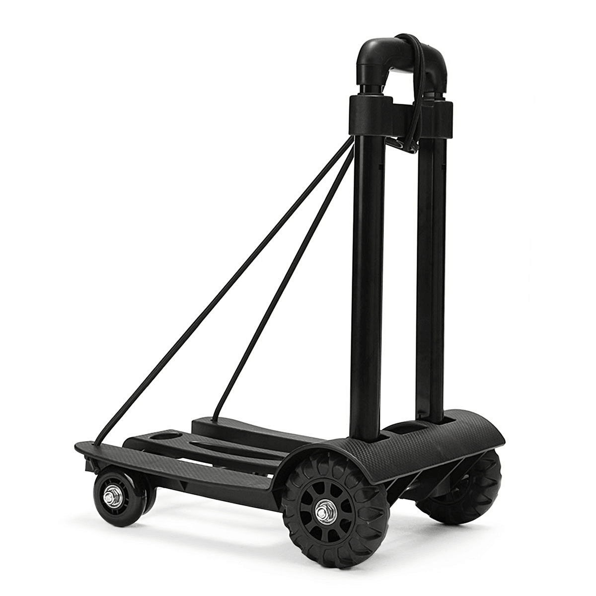 75KG Four-Wheel Heavy Duty Light Folding Foldable Hand Sack Truck Barrow Luggage Tool Cart Trolley