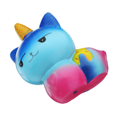 Galaxy Unicorn Cat Squishy 12 * 8.2CM Slow Rising Soft Collection Regalo Decoración Juguete