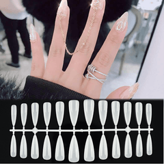 520Pcs Trapezoid Nail Mold Nail Folds Full Nail Patch Nail Tips